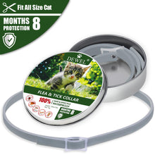 將圖片載入圖庫檢視器 Dewel Anti Flea Ticks Insect Mosquitoes 8 Months Protection Waterproof Long Lasting Dog Collar Custom Puppy Cat Pet Collars