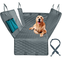 將圖片載入圖庫檢視器 Dog Car Seat Cover View Mesh Waterproof Pet Carrier Car Rear Back Seat Mat Hammock Cushion Protector With Zipper And Pockets