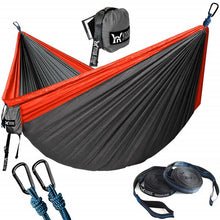 將圖片載入圖庫檢視器 Upgrade Camping Hammock Outdoor Tourist Hanging Hammocks Portable Parachute Nylon Hiking Hammock For Backpacking Travel