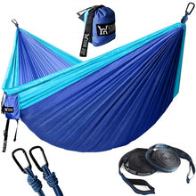 將圖片載入圖庫檢視器 Upgrade Camping Hammock Outdoor Tourist Hanging Hammocks Portable Parachute Nylon Hiking Hammock For Backpacking Travel