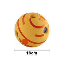 將圖片載入圖庫檢視器 Dog Toy Fun Giggle Sounds Ball Pet Cat Dog Toys Silicon Jumping Interactive Toy Training Ball For Small Large Dogs
