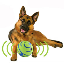 將圖片載入圖庫檢視器 Dog Toy Fun Giggle Sounds Ball Pet Cat Dog Toys Silicon Jumping Interactive Toy Training Ball For Small Large Dogs
