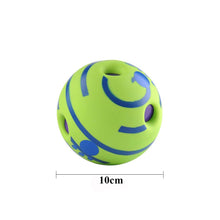 將圖片載入圖庫檢視器 Dog Toy Fun Giggle Sounds Ball Pet Cat Dog Toys Silicon Jumping Interactive Toy Training Ball For Small Large Dogs
