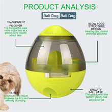 將圖片載入圖庫檢視器 Interactive Cat Toy IQ Treat Ball Smarter Pet Toys Food Ball Food Dispenser For Cats Playing Training Balls Pet Supplies
