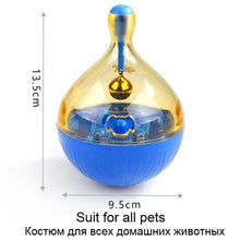 將圖片載入圖庫檢視器 Interactive Cat Toy IQ Treat Ball Smarter Pet Toys Food Ball Food Dispenser For Cats Playing Training Balls Pet Supplies

