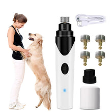 將圖片載入圖庫檢視器 Painless  USB Charging Dog Nail Grinders Rechargeable Pet Nail Clippers Quiet Electric Dog Cat Paws Nail Grooming Trimmer Tools
