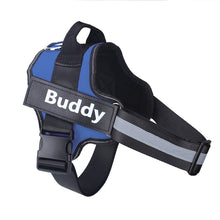 將圖片載入圖庫檢視器 Personalized Dog Harness NO PULL Reflective Breathable Adjustable Pet Harness For Small large Dog Harness Vest With Custom patch

