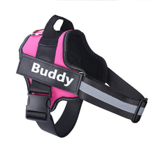 將圖片載入圖庫檢視器 Personalized Dog Harness NO PULL Reflective Breathable Adjustable Pet Harness For Small large Dog Harness Vest With Custom patch
