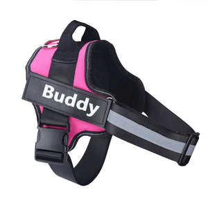 Personalized Dog Harness NO PULL Reflective Breathable Adjustable Pet Harness For Small large Dog Harness Vest With Custom patch