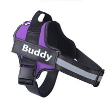 將圖片載入圖庫檢視器 Personalized Dog Harness NO PULL Reflective Breathable Adjustable Pet Harness For Small large Dog Harness Vest With Custom patch
