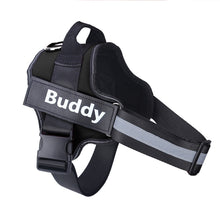 將圖片載入圖庫檢視器 Personalized Dog Harness NO PULL Reflective Breathable Adjustable Pet Harness For Small large Dog Harness Vest With Custom patch
