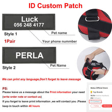 將圖片載入圖庫檢視器 Personalized Dog Harness NO PULL Reflective Breathable Adjustable Pet Harness For Small large Dog Harness Vest With Custom patch
