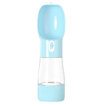 將圖片載入圖庫檢視器 Pet Dog Water Bottle Portable Drinking water Feeder Bowl dog cat food feeding for Puppy dog cat Outdoor Walking Travel Supplies
