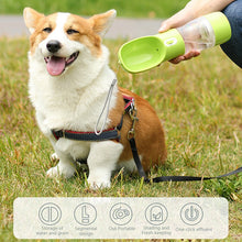 將圖片載入圖庫檢視器 Pet Dog Water Bottle Portable Drinking water Feeder Bowl dog cat food feeding for Puppy dog cat Outdoor Walking Travel Supplies
