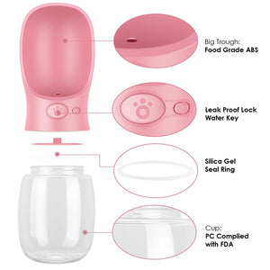 Pet Dog Water Bottle Portable Drinking water feeder for Dogs Outdoor Travel Water Bottle Dogs Water Bowl Pet Supplies