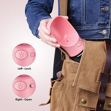將圖片載入圖庫檢視器 Pet Dog Water Bottle Portable Drinking water feeder for Dogs Outdoor Travel Water Bottle Dogs Water Bowl Pet Supplies
