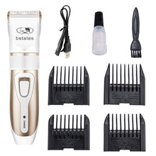 將圖片載入圖庫檢視器 Rechargeable Professional Hair Clipper (Pet/Cat/Dog/Rabbit) Hair Trimmer Dog Hair Clipper Grooming Shaver Set Pets Haircut Tool
