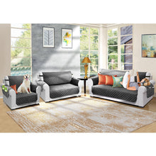 將圖片載入圖庫檢視器 Sectional Sofa Couch Cover Pet Dog Kids Mat Stretch Elastic Recliner Sofa Cover Furniture Protector Water Resistance Anti-Slip
