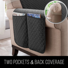 將圖片載入圖庫檢視器 Sectional Sofa Couch Cover Pet Dog Kids Mat Stretch Elastic Recliner Sofa Cover Furniture Protector Water Resistance Anti-Slip
