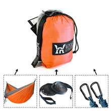 將圖片載入圖庫檢視器 Upgrade Camping Hammock Outdoor Tourist Hanging Hammocks Portable Parachute Nylon Hiking Hammock For Backpacking Travel
