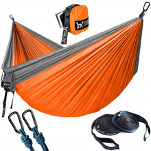 將圖片載入圖庫檢視器 Upgrade Camping Hammock Outdoor Tourist Hanging Hammocks Portable Parachute Nylon Hiking Hammock For Backpacking Travel
