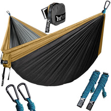 將圖片載入圖庫檢視器 Upgrade Camping Hammock Outdoor Tourist Hanging Hammocks Portable Parachute Nylon Hiking Hammock For Backpacking Travel
