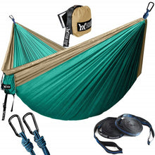 將圖片載入圖庫檢視器 Upgrade Camping Hammock Outdoor Tourist Hanging Hammocks Portable Parachute Nylon Hiking Hammock For Backpacking Travel
