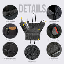 將圖片載入圖庫檢視器 Waterproof Dog Car Seat Covers View Mesh Kids and Pet Cat Dog Carrier Backpack Mat For Pet Travel Seat Cover
